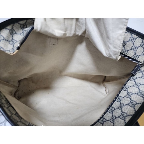 Authentic Gucci GG Supreme Tote Bag Beige/Dark brown - Picture 13 of 15